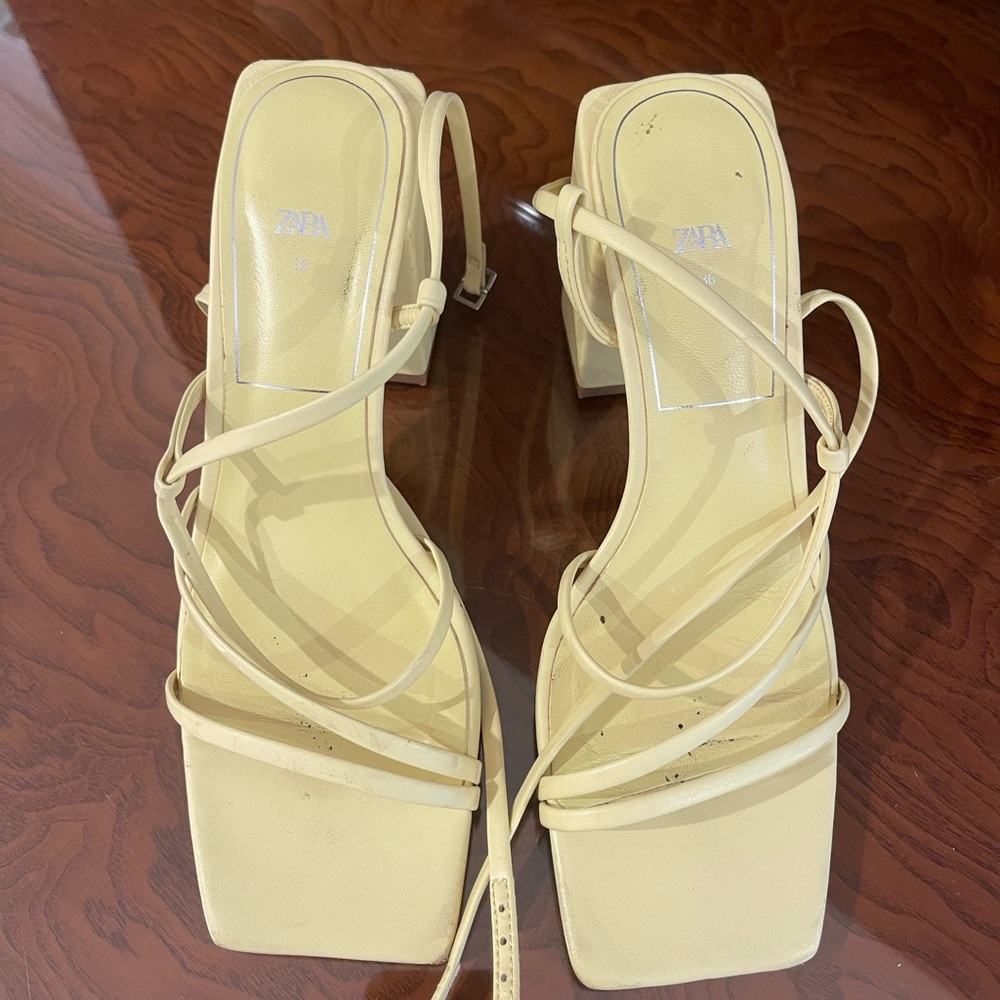 Zara sandal heels